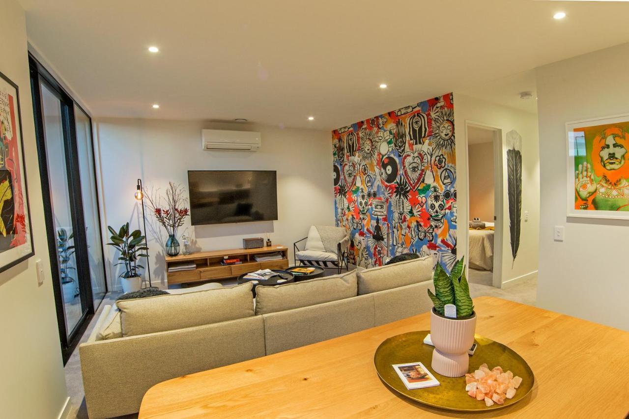 Funk In The City - Luxury Laneway Apartment With Single Garage クライストチャーチ エクステリア 写真