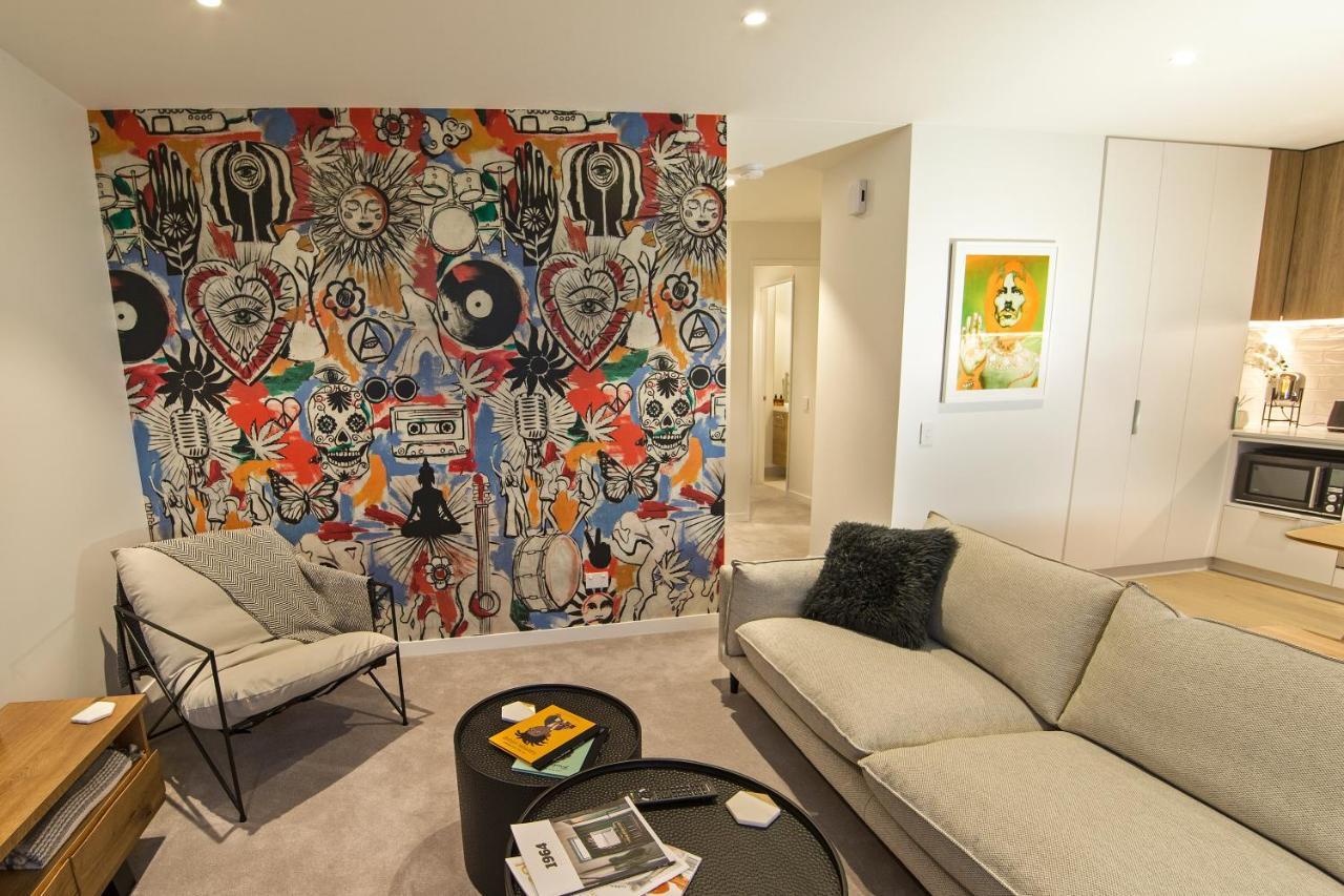 Funk In The City - Luxury Laneway Apartment With Single Garage クライストチャーチ エクステリア 写真