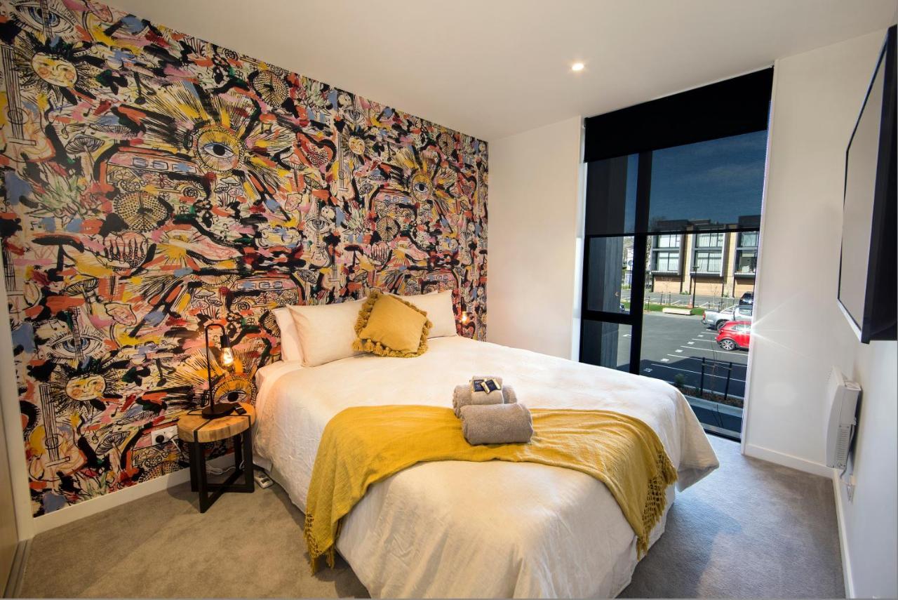 Funk In The City - Luxury Laneway Apartment With Single Garage クライストチャーチ エクステリア 写真