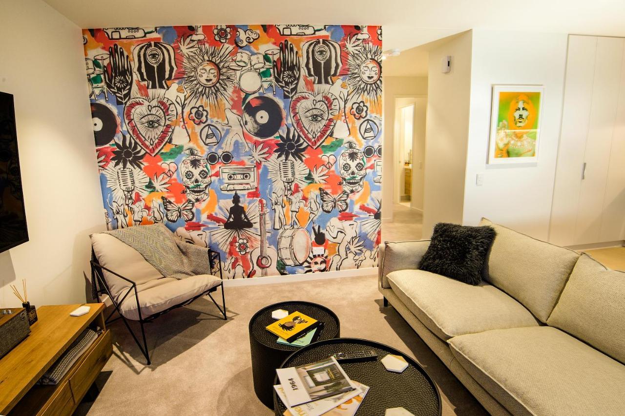 Funk In The City - Luxury Laneway Apartment With Single Garage クライストチャーチ エクステリア 写真
