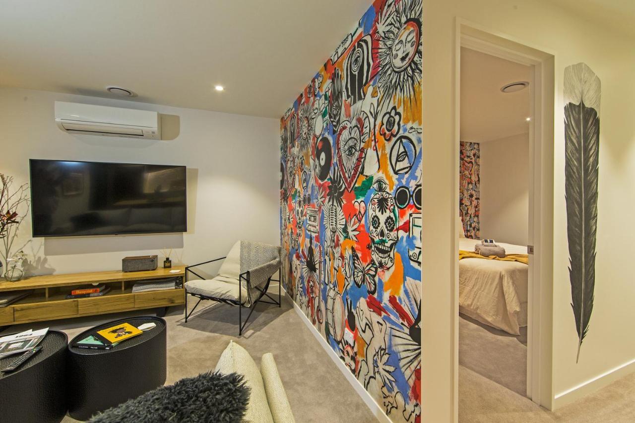 Funk In The City - Luxury Laneway Apartment With Single Garage クライストチャーチ エクステリア 写真