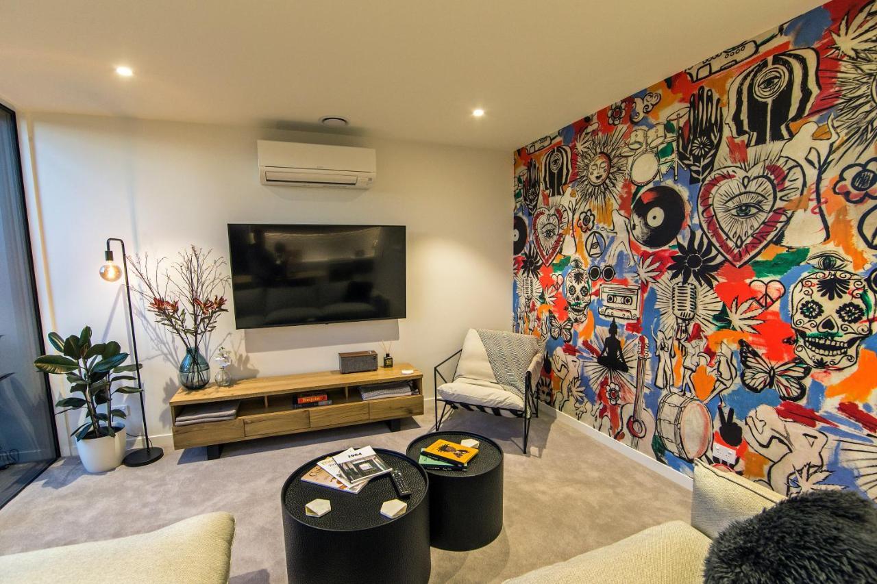 Funk In The City - Luxury Laneway Apartment With Single Garage クライストチャーチ エクステリア 写真